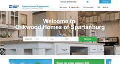 Desktop Screenshot of oakwoodhomesofspartanburg.com